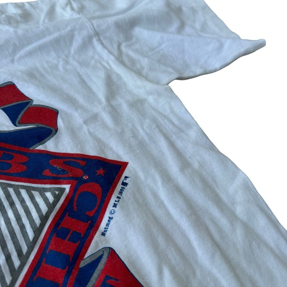 1989 Nutmeg Chicago Cubs MLB World Series Champions Graphic Tee Shirt Baseball - Picture 5 of 8